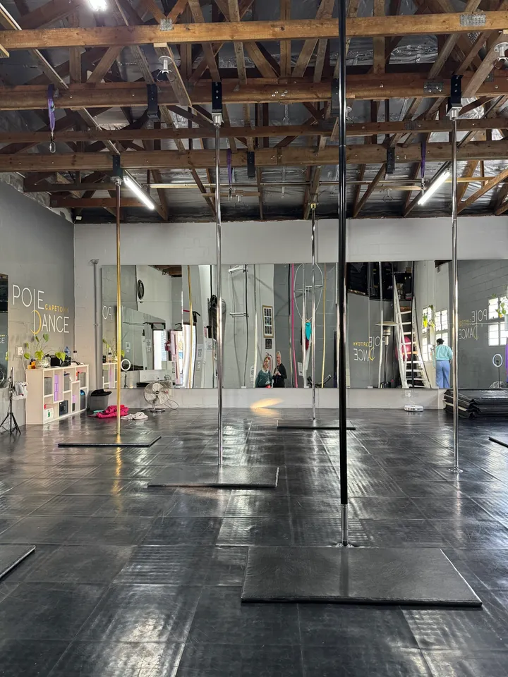 Pole trick at Pole Dance Cape Town